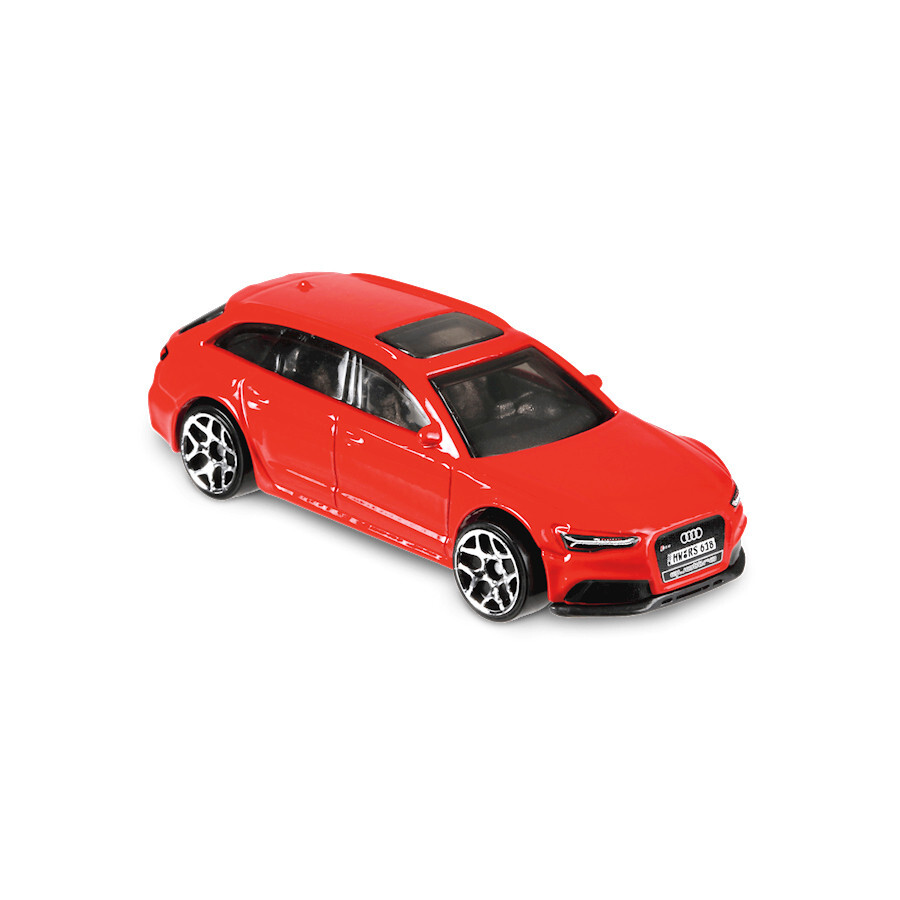 17 Audi RS 6 Avant Red Hot Wheels Factory Fresh 2018 Short Card