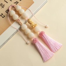 Lotus Car Pendant Rearview Mirror Hanging Ornament Interior Decoration