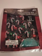 Candy Canes Classic Miniatures Ornament Kit 5056 Makes 24 The Beadery Craft Prod