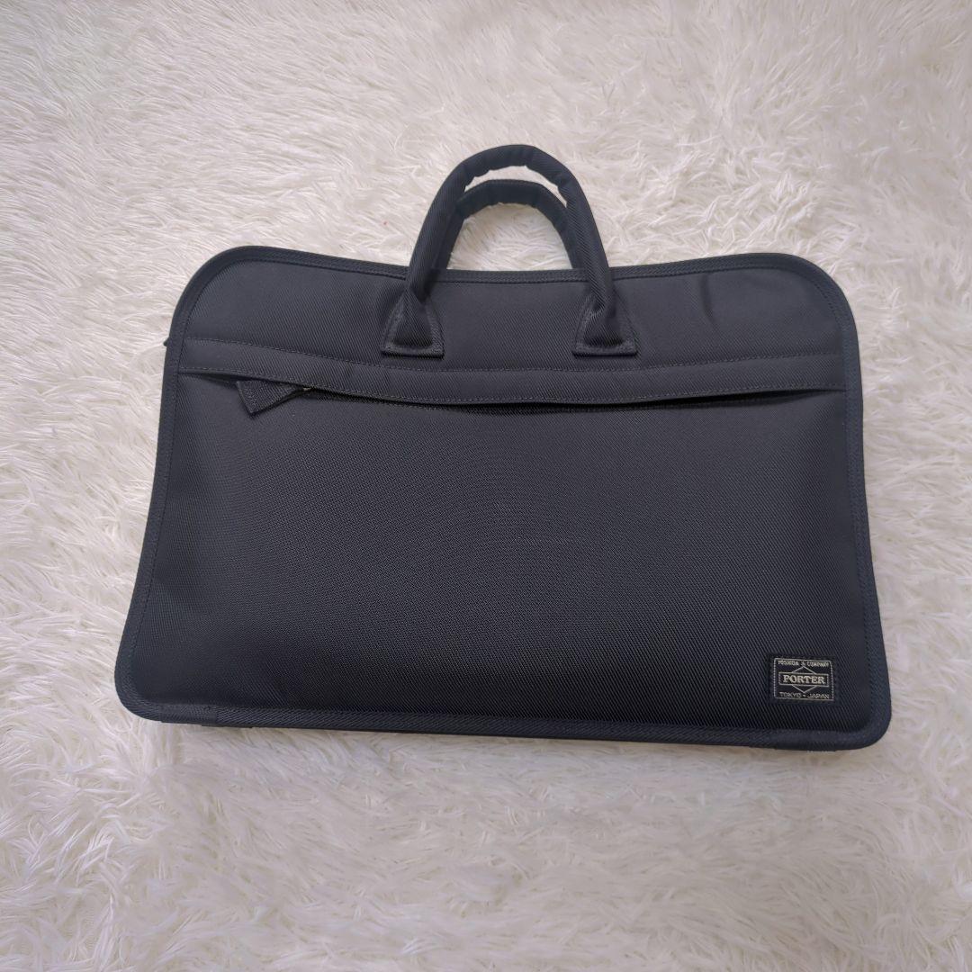 Porter Position A4 Briefcase Shoulder Bag Black 40x30x8cm Used Condition