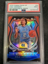 2020 Panini Prizm DP (#89) COLE ANTHONY “CRUSADE” RED/WHITE/BLUE RC! PSA 9  MINT