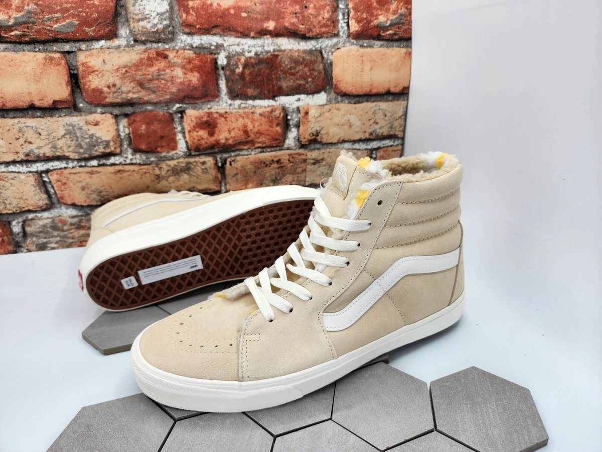 Vans SK8 Hi Sherpa Cozy Hug Biscotti Men\'s Classic Skate Shoes Size 9 Vans Sk8- High Cozy Hug - Biscotti for sale | eBay main image 3