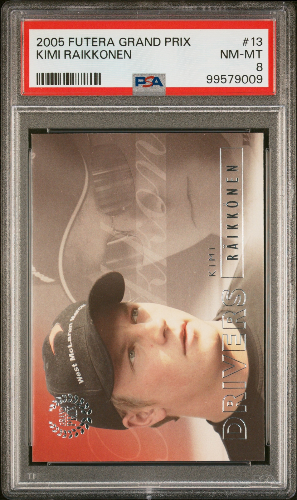 2005 FUTERA GRAND PRIX #13 KIMI RAIKKONEN PSA 8