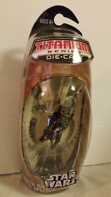 STAR WARS TITANIUM SERIES DIE-CAST DARTH MAUL'S SITH SPEEDER