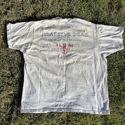 Vintage 1986 Grateful Dead / Jerry Garcia Year Of The Dragon Vintage 1986 Grateful Dead / Jerry Garcia Year Of The Dragon