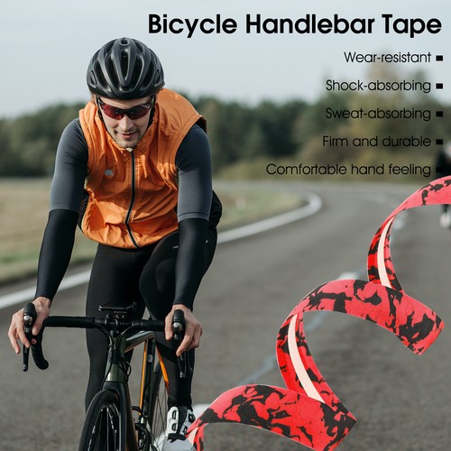 WEST BIKING Soft Bicycle Handlebar Tape Road Bike Cycling Handle Bar Belt - Picture 59 of 60