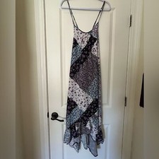 Asos Floral Patchwork Maxi Dress Size 10