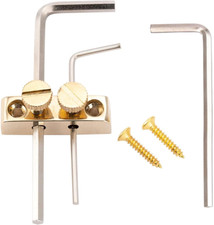 Pro Guitar Bass Allen Key Wrench Holder for Floyd Rose Tremolo Bridge, Gold