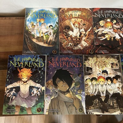 The Promised Neverland Manga English Volume 1-9 Books Excellent