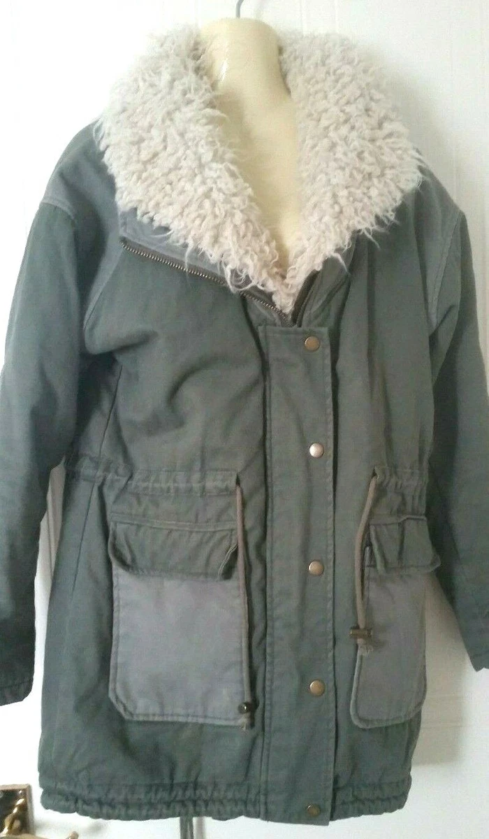 Hoodless parka sale