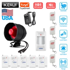 KERUI Wireless WiFi Alarm System Siren Smart Home Security Burglar Tuya APP Kit