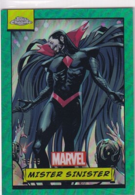 Topps Marvel Chrome 2024 Card Nr. 68 Mister Sinister Green Refractor 69/99