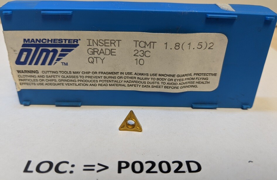 MANCHESTER INSERTS TCMT 1.8 ( 1.5) 23C (10 pcs ) eBay