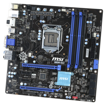 MSI MOTHERBOARD B85M-G43 / INTEL s.1150 / DDR3 / 4-TH GEN / IO