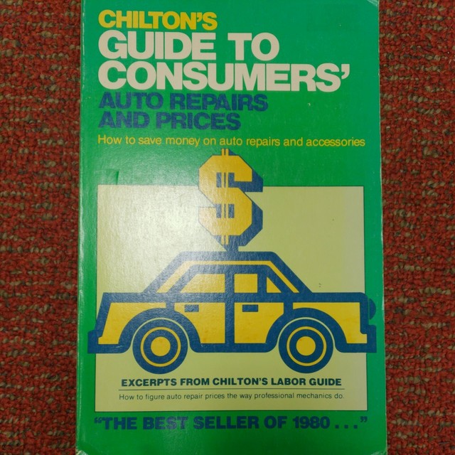 New Automotive Bks. Chilton's Guide to Consumers' Auto Repairs and