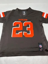 Cleveland Browns NFL Brown Jersey Joe Haden #23 Classic, Boys 7 Large
