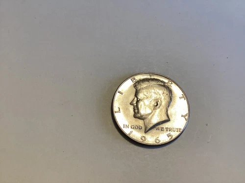 1965 Kennedy Half Dollar  40% Silver 50c US Coin Unc #7
