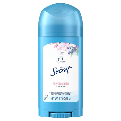 Secret Women Antiperspirant Deodorant 24hr Protection PH Balanced 2.7oz