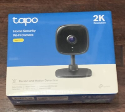 SEALED TP-Link Tapo 2K Indoor Security Camera for Baby Monitor, Dog C111 - BLACK