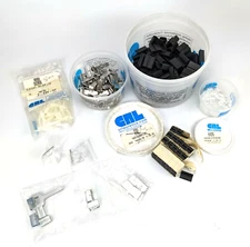 CRL Assorted Window Parts Lot - clips metal plastic rollers guides muntin