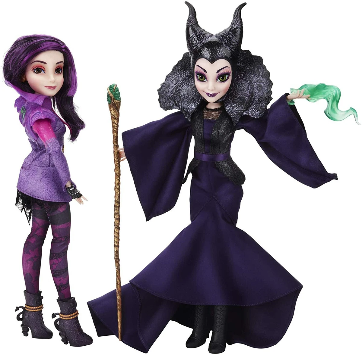 DISNEY DESCENDANTS MALEFICENT AND MAL DOLLS - BNIB