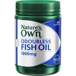 Nature's own omega 3 odourless fish Oil 1000 400 (9316090060901)