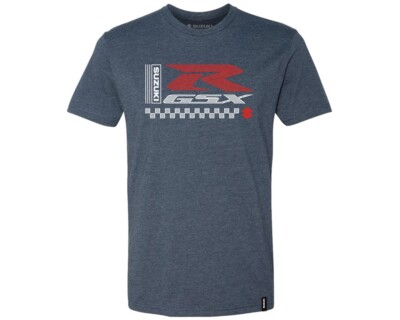 Suzuki GSX-R Retro Navy T-Shirt Blue | eBay