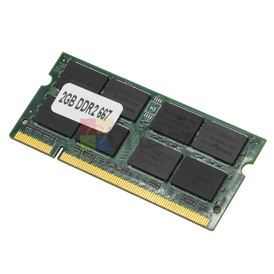 2GB DDR2 SODIMM PC5300 667MHz SDRAM DDR2 2GB 200Pin LAPTOP RAM PC2-5300 - Image 4 of 4
