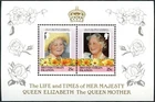 British Virgin Island, 1985 25c Life & Times Of Queen Mother MNH M/S #M63