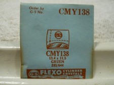 GS CMY138 Watch Crystal Fit Gruen 285/644 - 13.3 x 11.5 mm Replacement / Repair