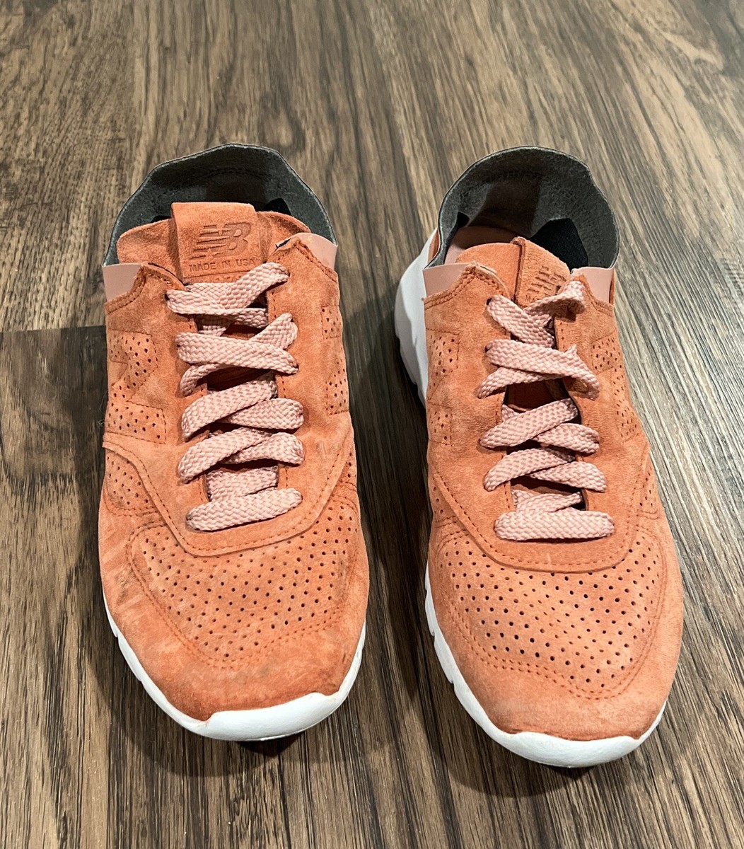 New Balance 1978 Sneakers Mens Salmon Suede Size 7.5 Shoes Made In