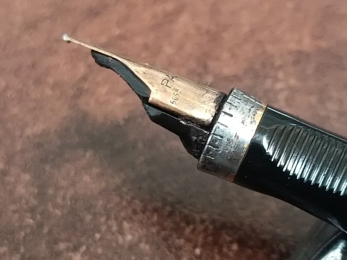 PARKER 75 GODRON VERSILBERTER FÜLLFEDERHALTER CT VERPACKT + PAPIERE 60er JAHRE - Bild 8 von 11
