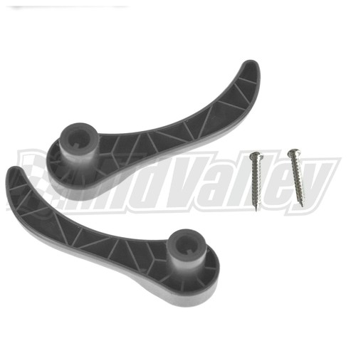 Seat Lever Recliner Handle Black Set of 2 Front For Chevrolet S10