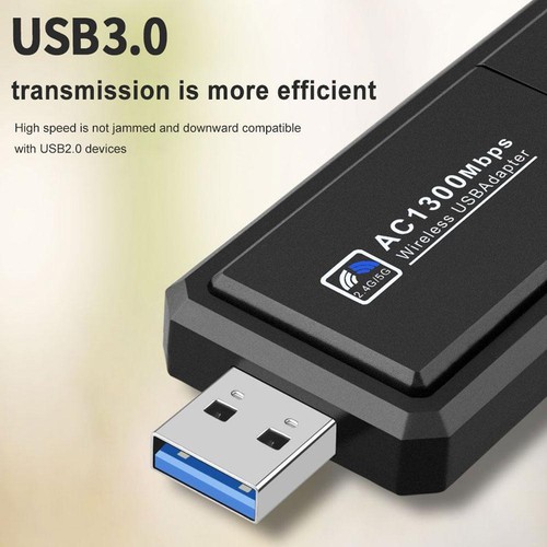 New Realtek USB Wireless 802.11ac/a/n/g/b LAN Card WiFi Network Adapter 2.4/5GHz - Picture 5 of 10