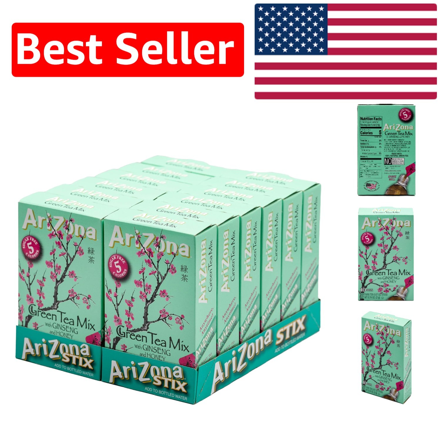 Iced Tea Stix With Flavors - 120 Stix Pack