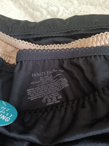 NWT Vanity Fair 3pk Satin Light Everyday Smoothing Full Brief Panties Size 5X - Picture 3 of 6