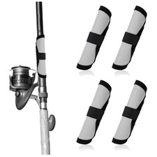 4 Pack Fishing Lure Covers - 5.9in Durable Gray Protectors for Hooks & Rods