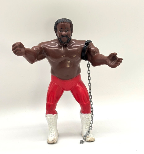 Vintage 1984 LJN Junkyard Dog WWF Action figure w'...