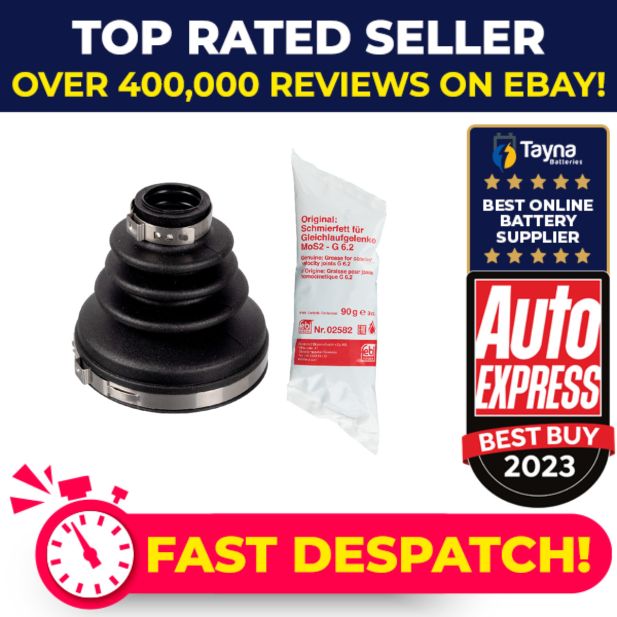 CV Joint Boot fits MINI COOPER F55, F56 Front 1.5 2.0 2.0D 2013 on C.V. Febi New