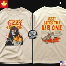 Vintage Ozzy Osbourne T-Shirt: 80s Bites the Big One Texas Tour