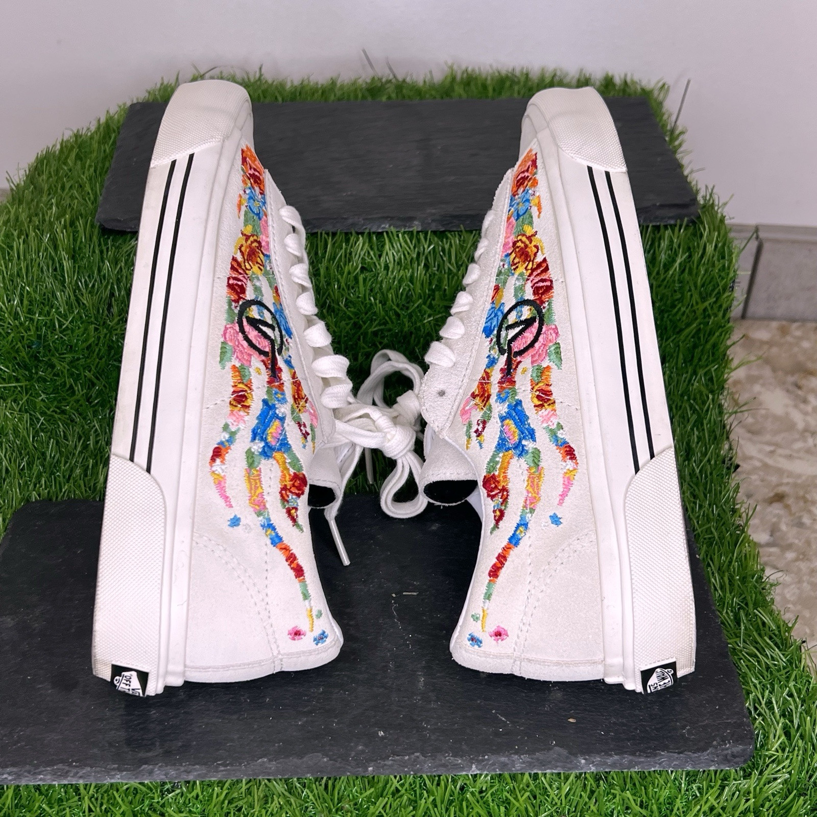Vans Sid Dx Anaheim Factory Flower Flame True White Men’s Unisex 7 image 9