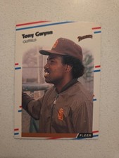 Tony Gwynn 1988 Fleer #585 Nrmt San Diego Padres Error Blur Front of the card