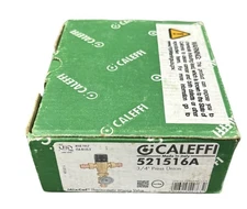 Caleffi 521516A MixCal 3-Way Thermostatic Mixing Valve w/ Gauge, 3/4" MNPT
