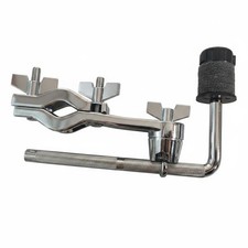 Cymbal Extension Clamp Chrome Finish Cymbal Extension Mount Textured Grip