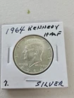 1964 Kennedy Silver Half Dollar 90% Silver Uncertified circulated