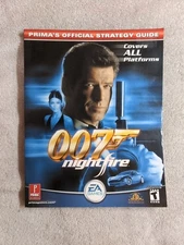 007 Nightfire James Bond 2002 Prima Official Strategy Guide Playstation Nintendo