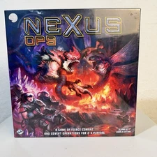 2012 Hasbro Fantasy Flight Games NEXUS OPS Sci-Fi War Board Game FFG Rare Aliens