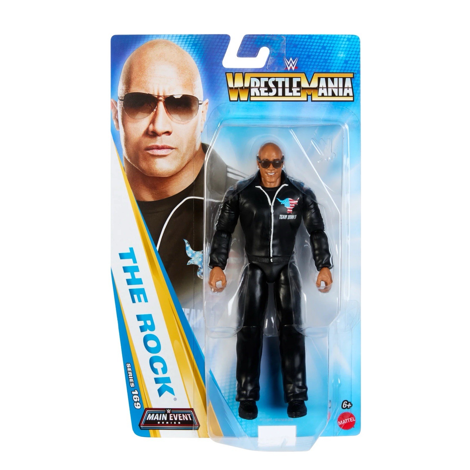 The Rock WWE Mattel Main Event Basic Series 169 Wrestling Figure