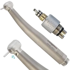 LANJING Dental High Speed Handpiece Fiber Optic LED Roto Quick Coupling 6Hole