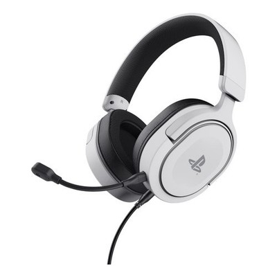 Trust 24716 GXT 498W Forta Wired Gaming Headphones White And Black